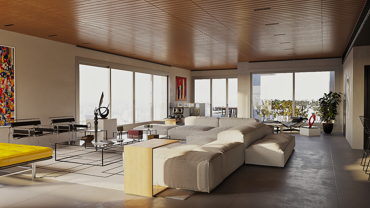 经典包豪斯风格大平层