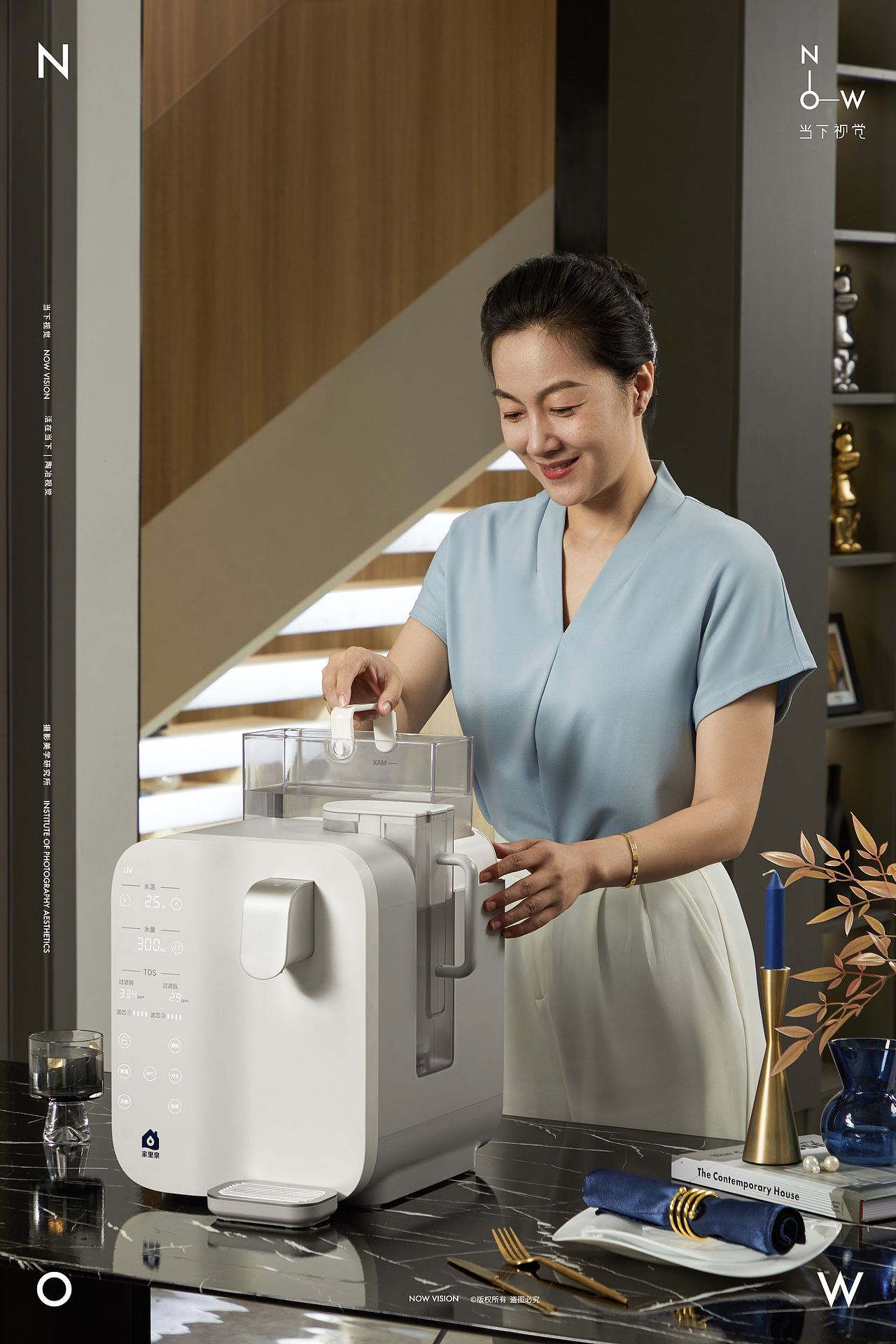 饮水机摄影|家里泉矿泉机 X 当下视觉
