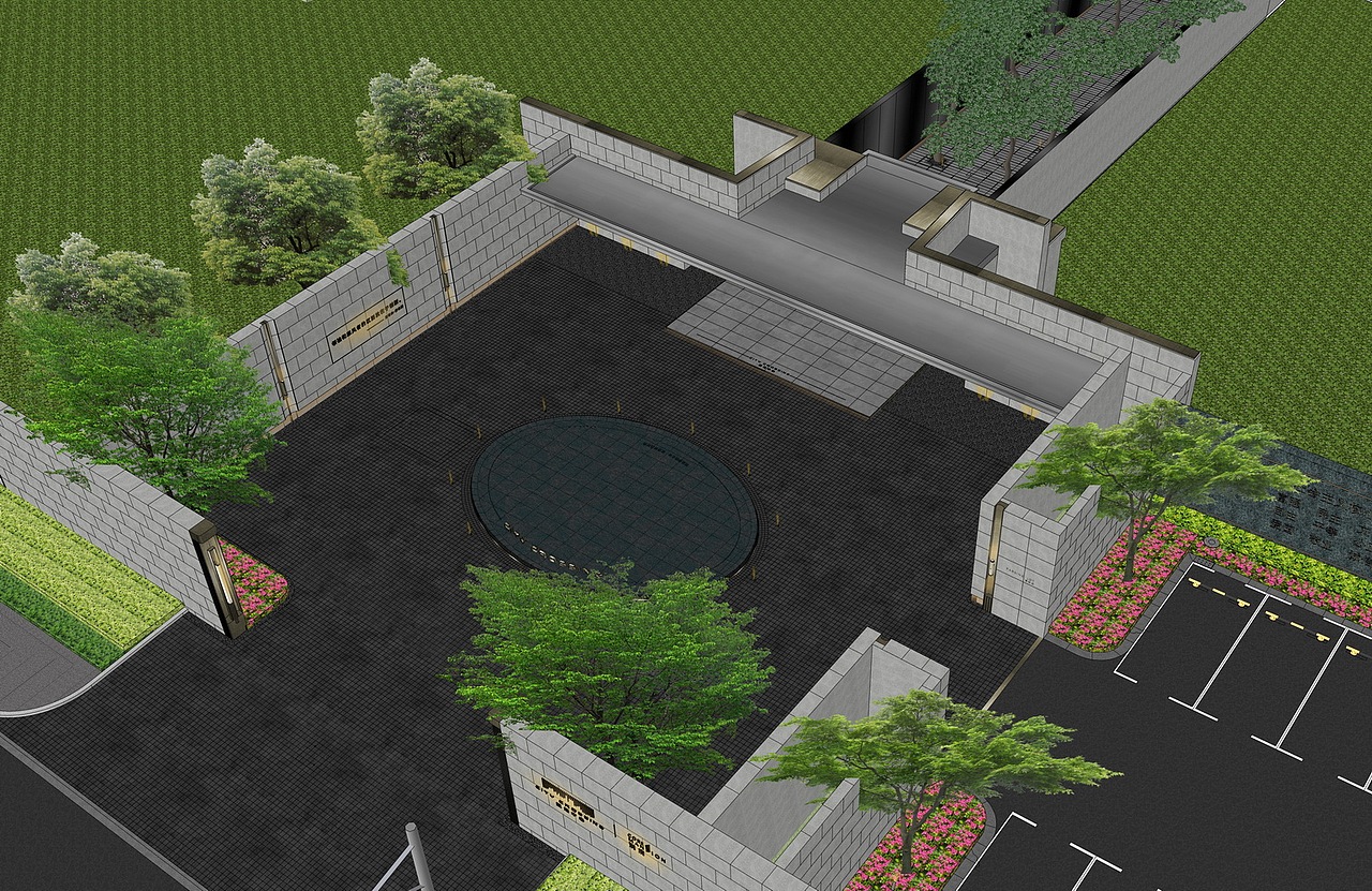 置地中心润府示范区景观SU模型下载（图ZMzMyODg2NDcy） - 景观设计 - 站酷设计师素模网原创素材 - 站酷ZCOOL