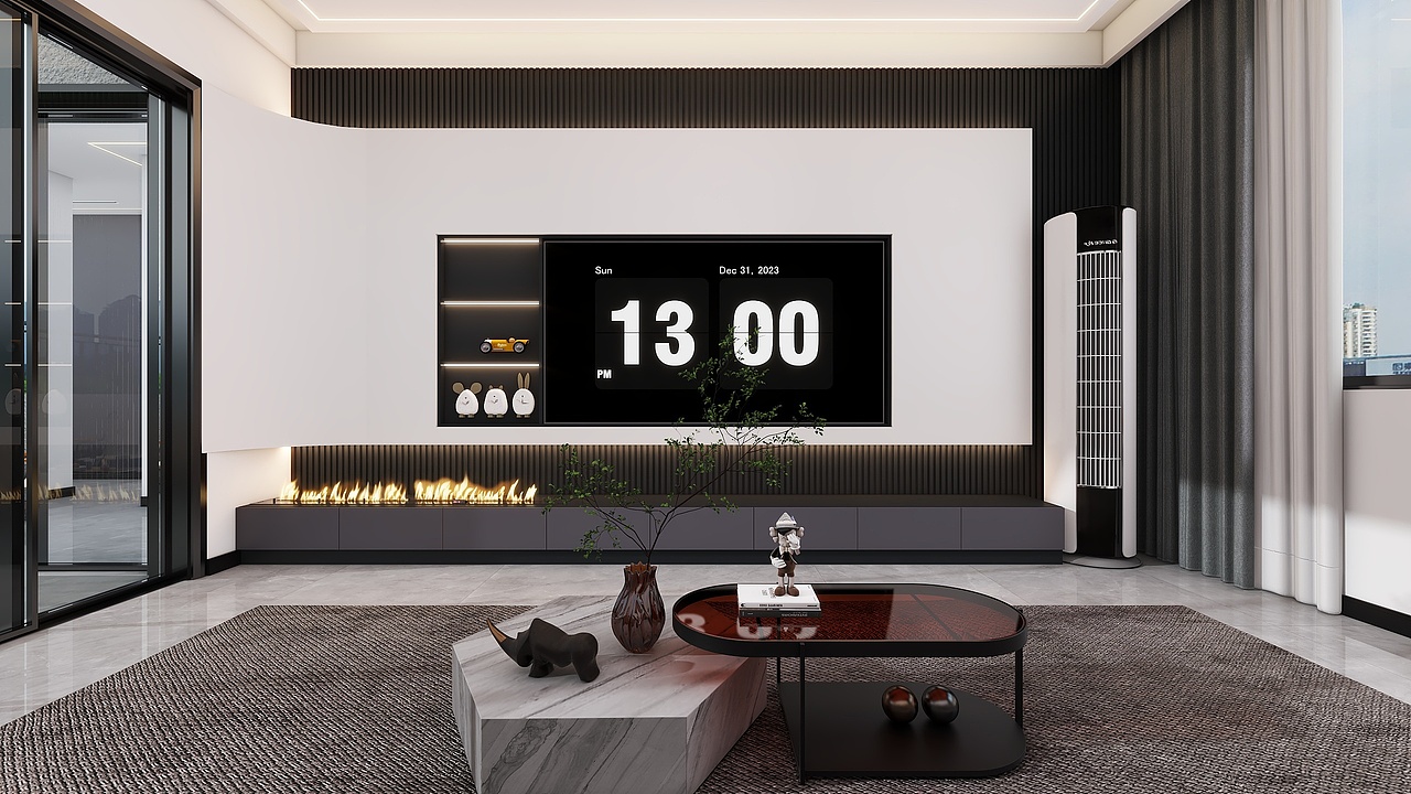 四川成都新鸿路119号院（150平方法式现代复式五居室）