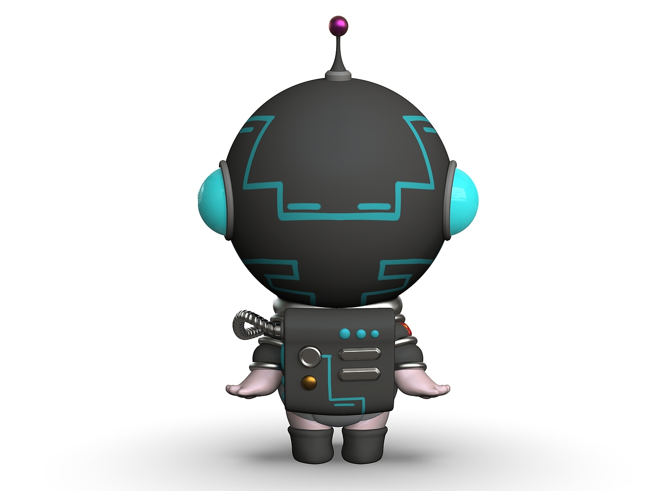 潮玩IP设计丨MIMO宇航员-限量款大娃