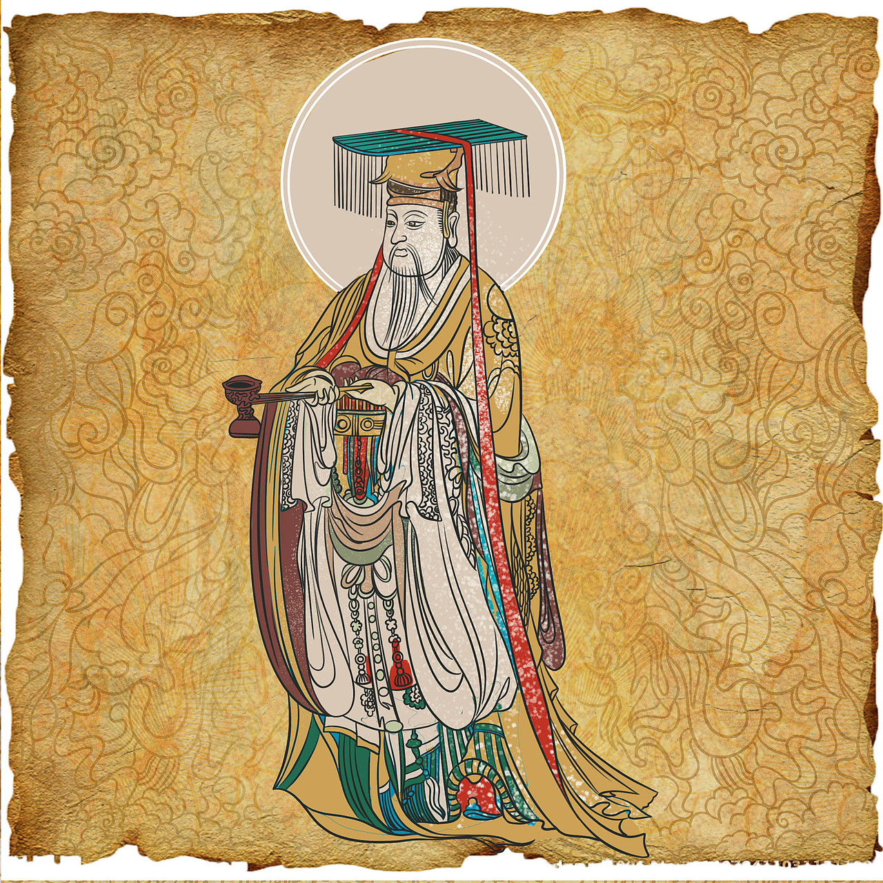 【永乐宫人物壁画】