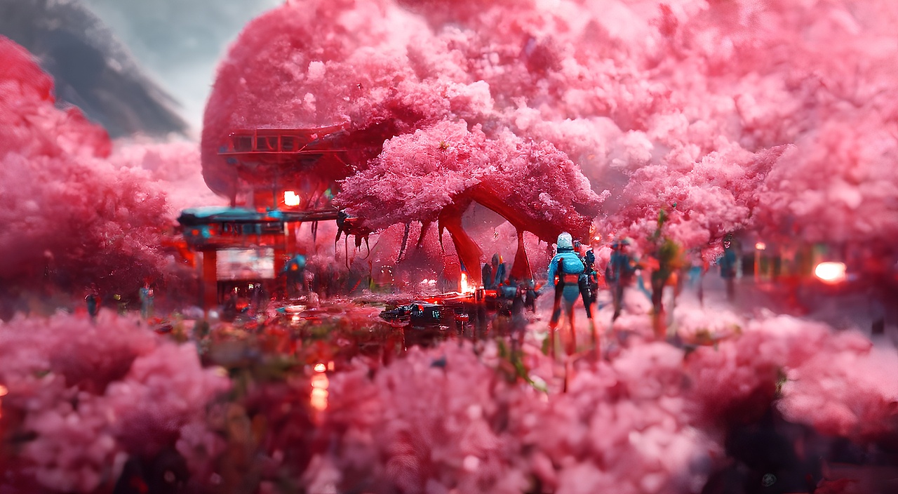 花见粉红妆-ayu醒梦如画-49/365（图ZMjk4MDEzNzQw） - 儿童插画 - 站酷设计师AYUS原创素材 - 站酷ZCOOL