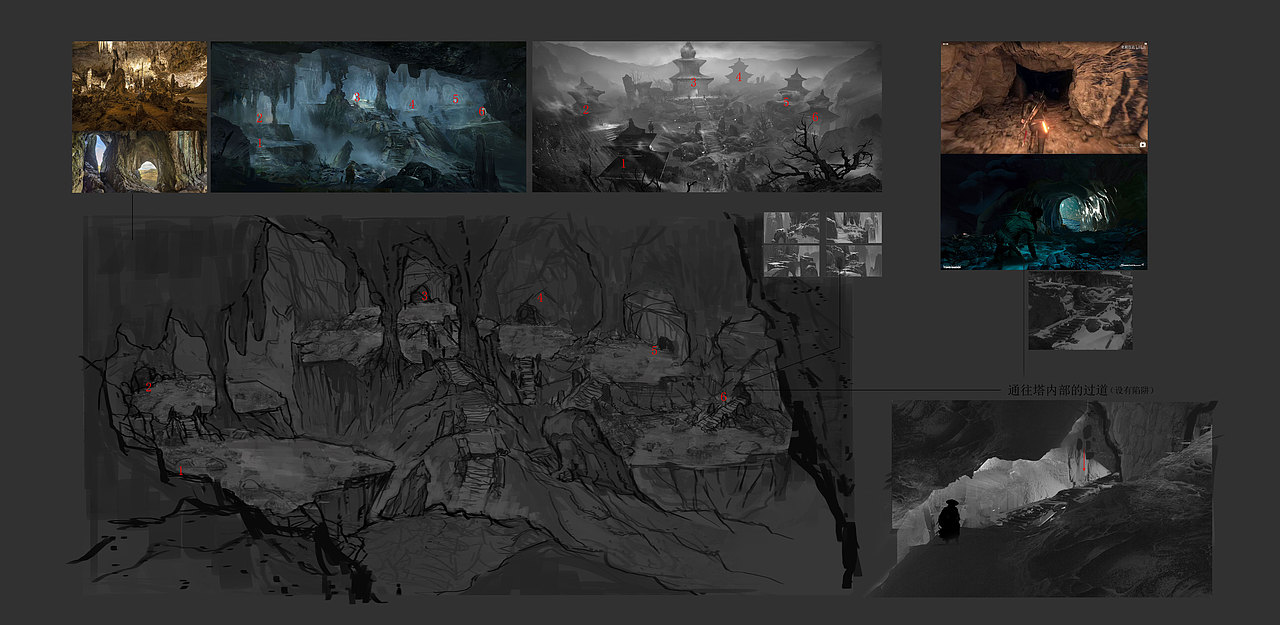 武侠乂-塔林关卡概念