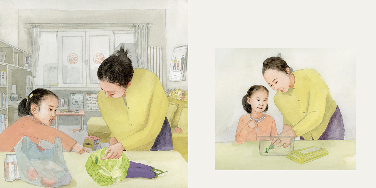 绘本《见过冬天的蝴蝶》（图ZMzUzMTM1MjE2） - 绘本 - 站酷设计师圈圈赵原创素材 - 站酷ZCOOL