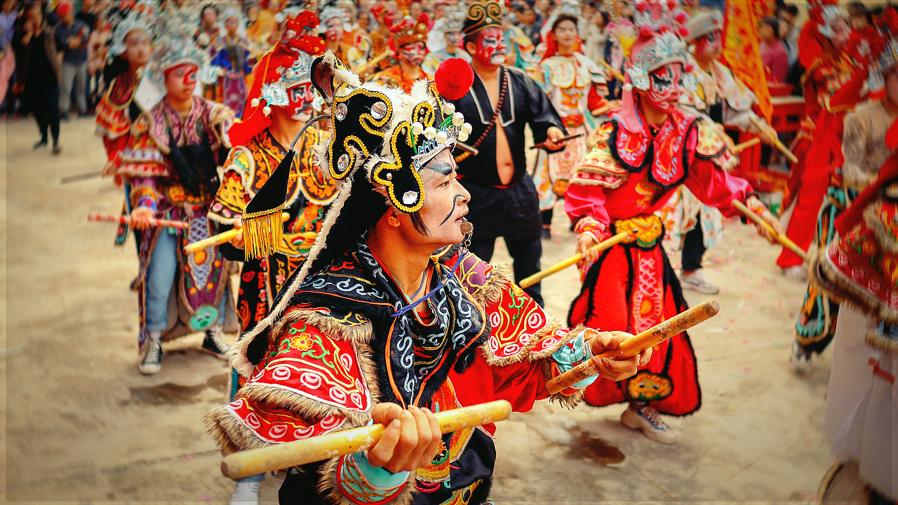 2019潮汕迎啊嫲英歌舞（图ZMzUyMTUwNjA4） - 人文/纪实摄影 - 站酷设计师人像摄影大细细原创素材 - 站酷ZCOOL