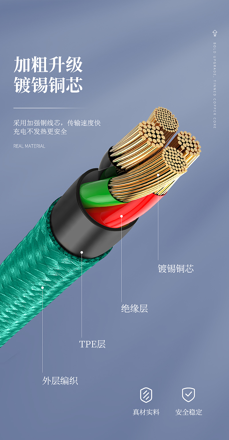 镶钻数据线详情分享（图ZMjk4NTY5MzAw） - 电商 - 站酷设计师Danny_Lin原创素材 - 站酷ZCOOL