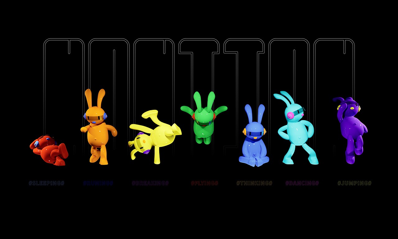 潮流兔子IP形象（图ZMzIxNDc5NDUy） - 人物/生物 - 站酷设计师Mr丑先森原创素材 - 站酷ZCOOL