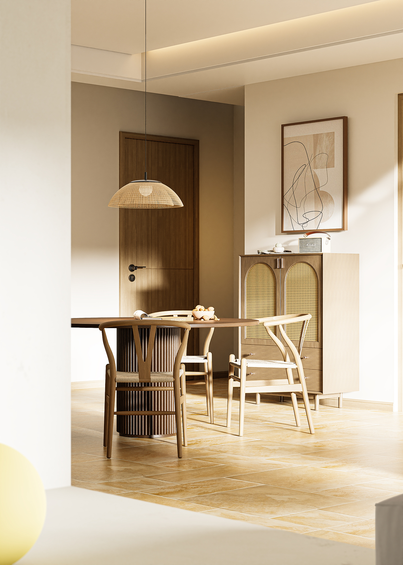 Blender-侘寂风/客厅室内场景渲染