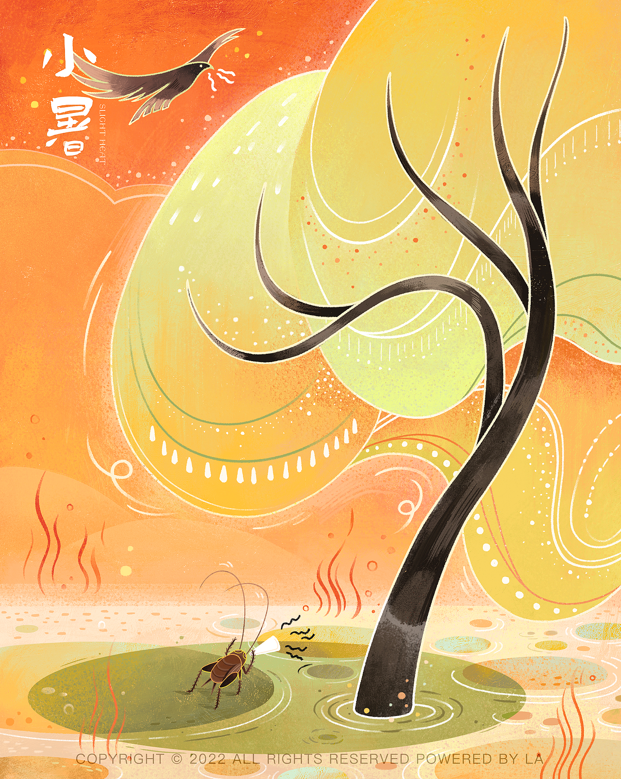 二十四节气｜夏 秋（图ZMzE3NDU3Njg4） - 商业插画 - 站酷设计师给我超级辣原创素材 - 站酷ZCOOL