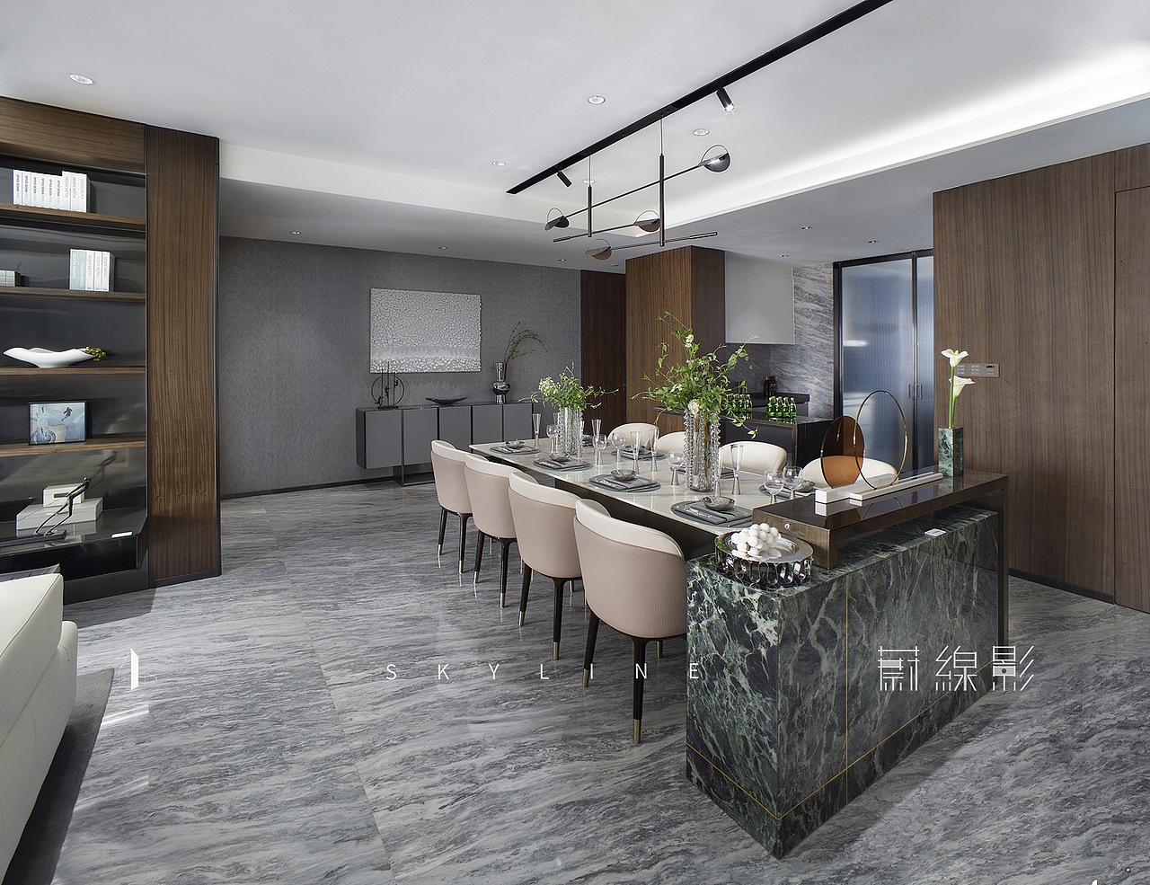 地产样板间拍摄|广州白云之窗,320㎡精奢大平层豪宅房