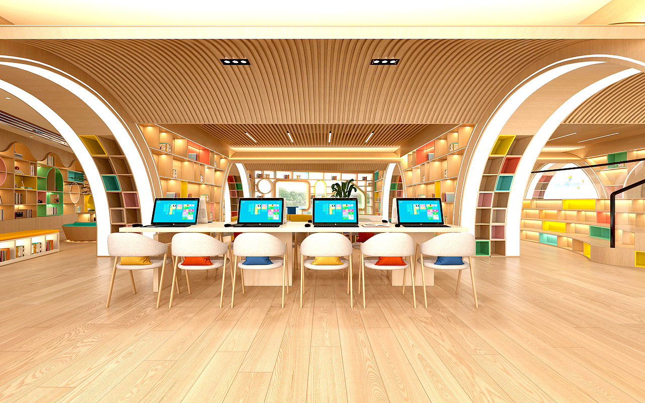 某图书馆概念设计（图ZMzU3NDk5MzI4） - 商业空间设计 - 站酷设计师禅武工坊原创素材 - 站酷ZCOOL