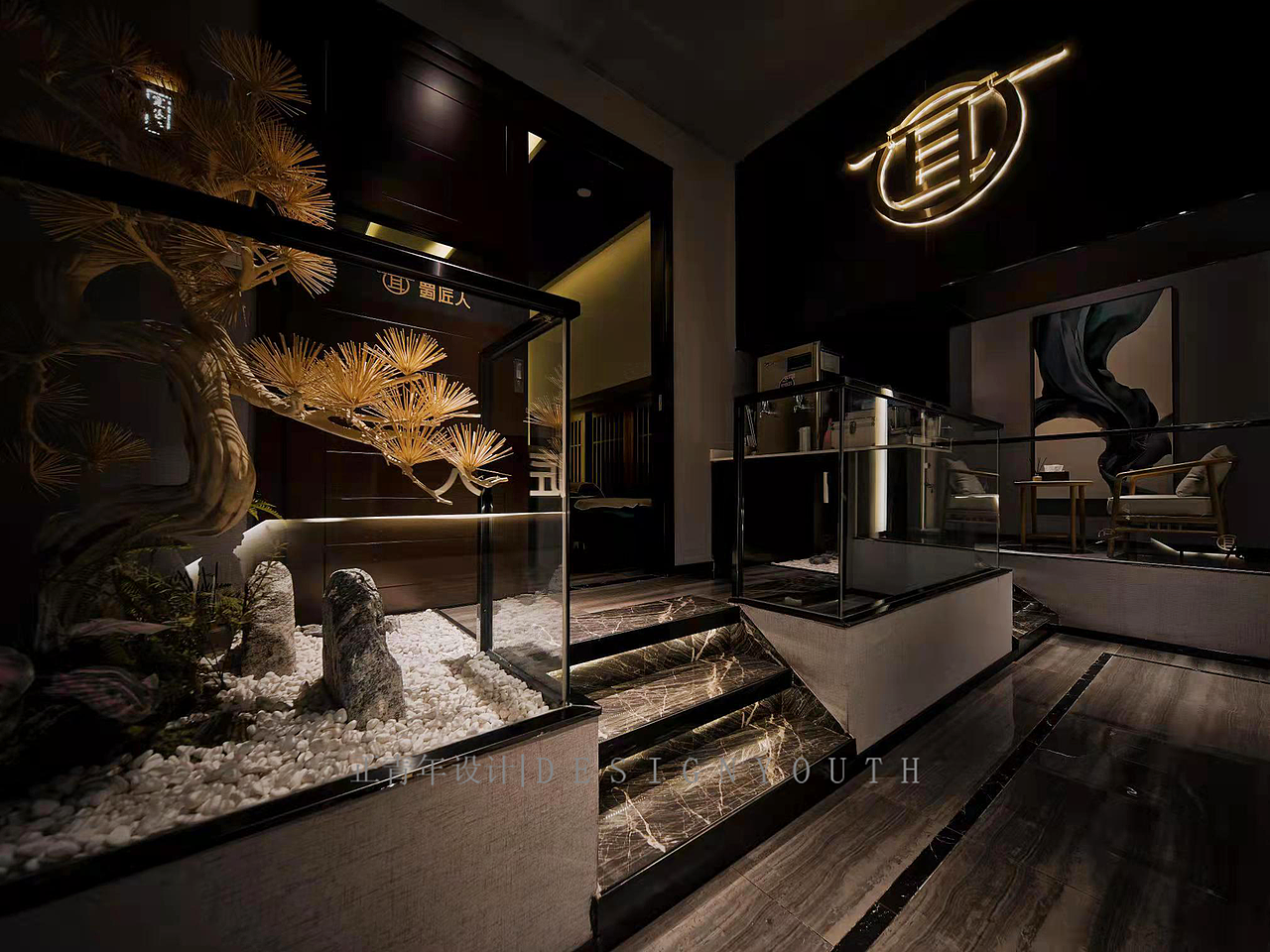 正青年设计丨成都蜀匠人足浴采耳会馆（图ZMjk4NTYwODU2） - 商业空间设计 - 站酷设计师成都正青年设计原创素材 - 站酷ZCOOL