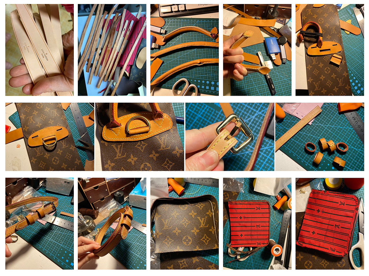 那些年,我做过的手工“LV”包包们