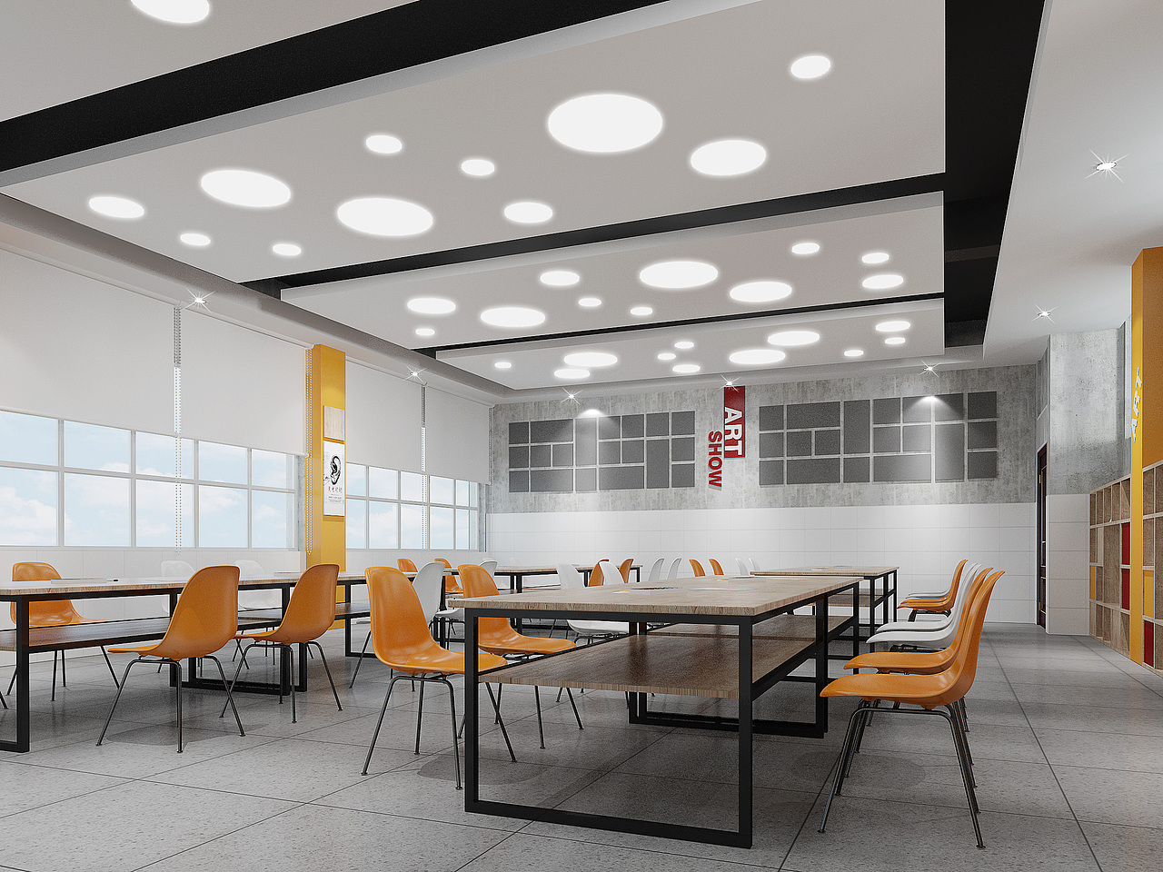 美术室-功能室等（图ZMzQ3MDAzNDQ4） - 其他空间 - 站酷设计师川谷空间设计原创素材 - 站酷ZCOOL