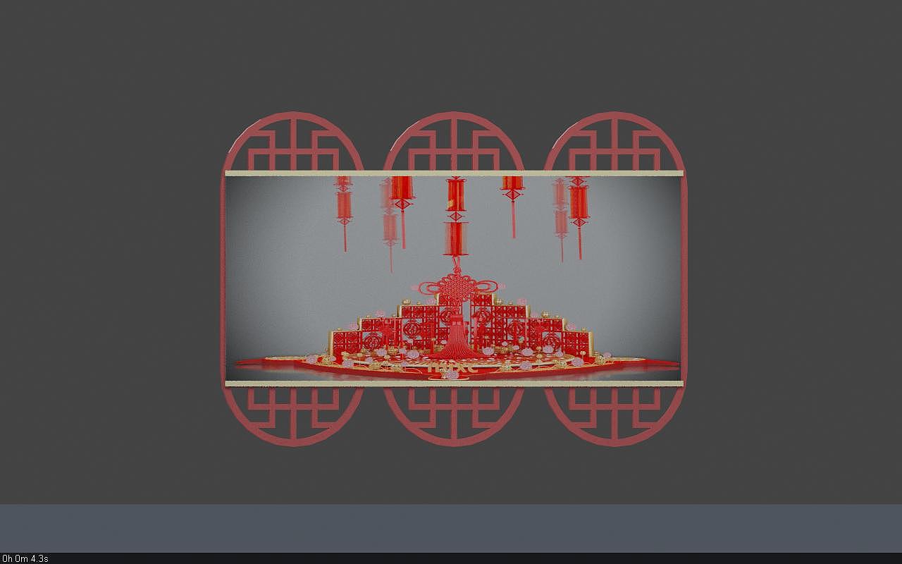 中国团结主题特展位设计