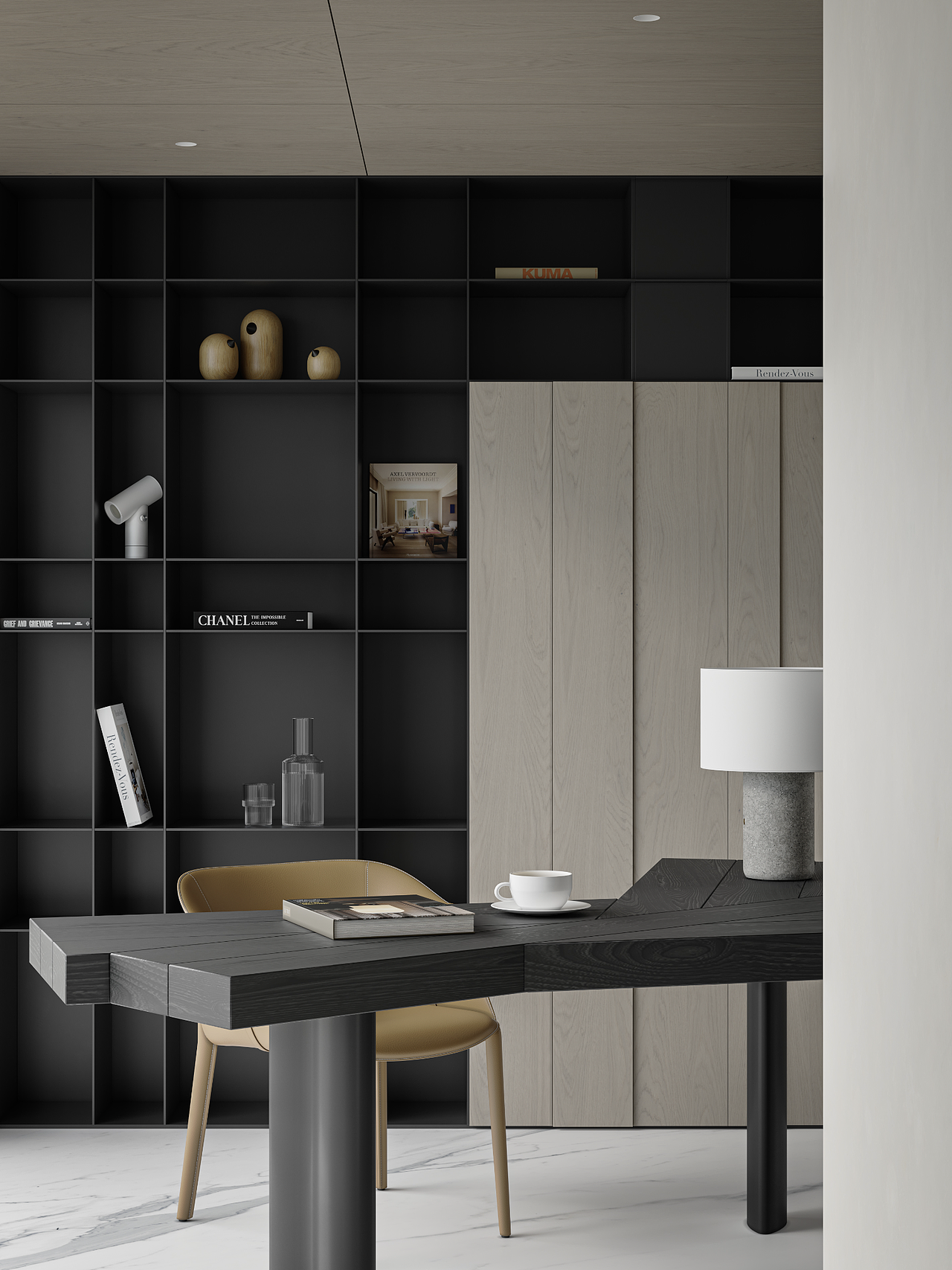 160㎡ 开放式客厅 现代简约大平层