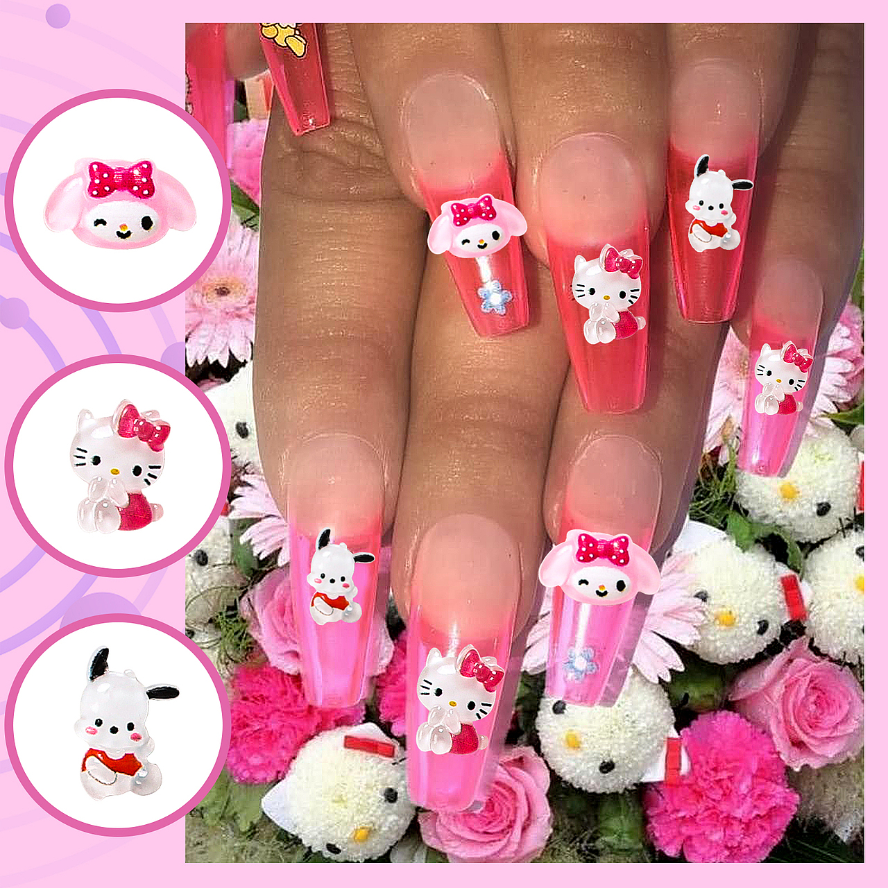 亚马逊主图A+-美甲饰品