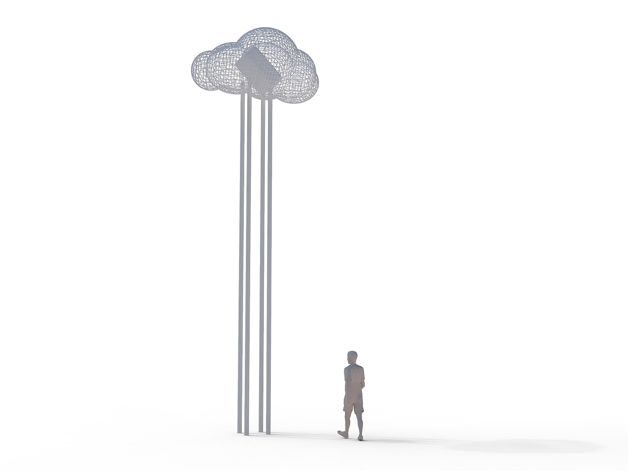 一朵云直柱包装