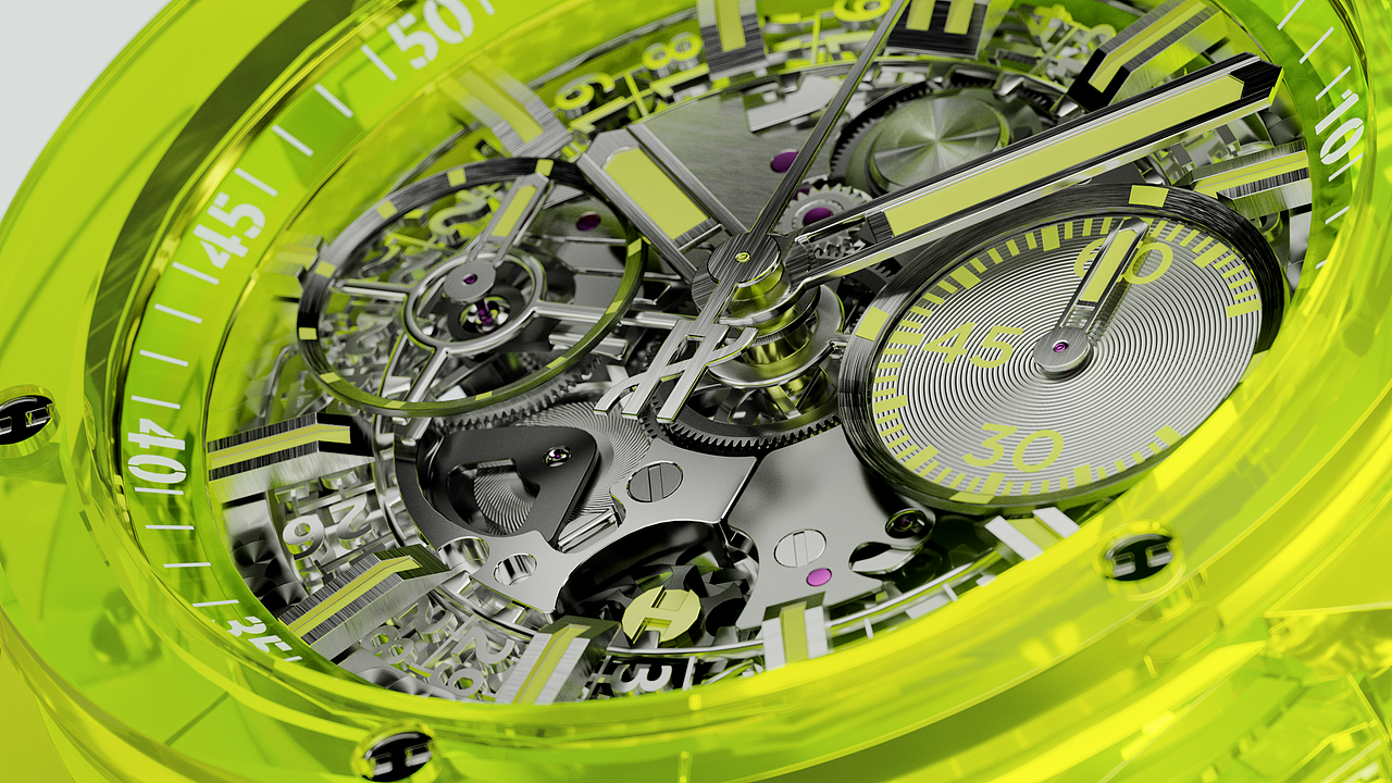 Hublot 手表产品渲染