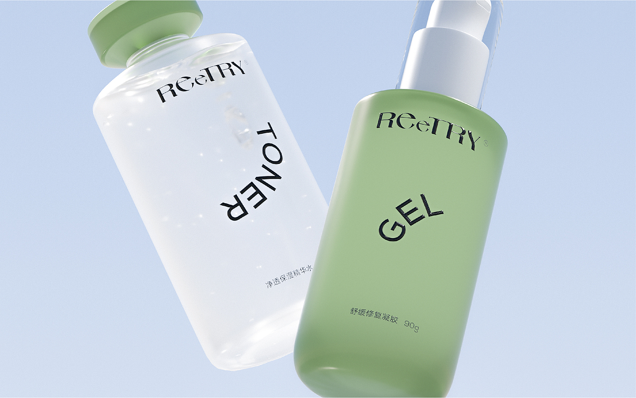 护肤品牌视觉设计REeTRY干敏肌洗护（图ZMzAxNTQ5Mzky） - 品牌 - 站酷设计师Eddy品牌策略美学原创素材 - 站酷ZCOOL