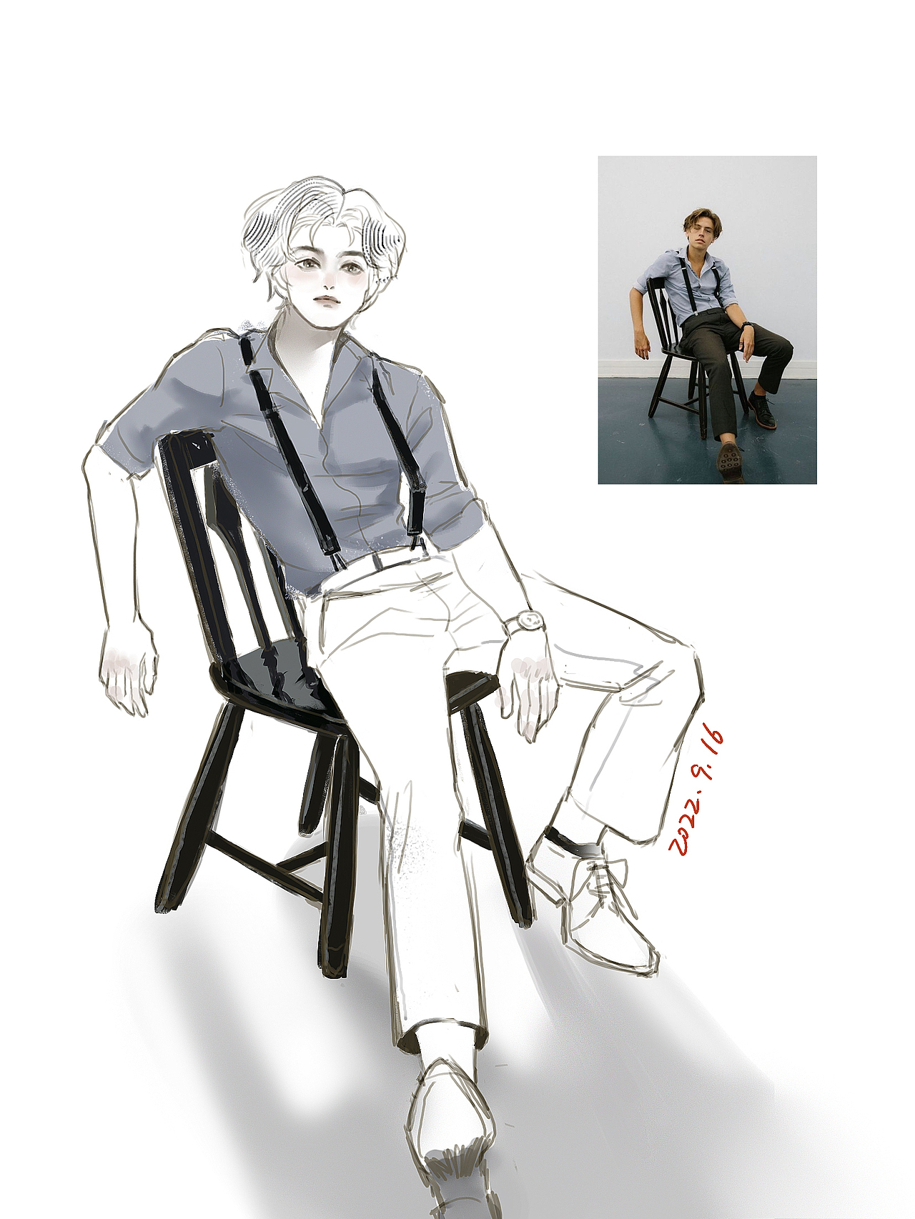 人物速写笔记【30-80】