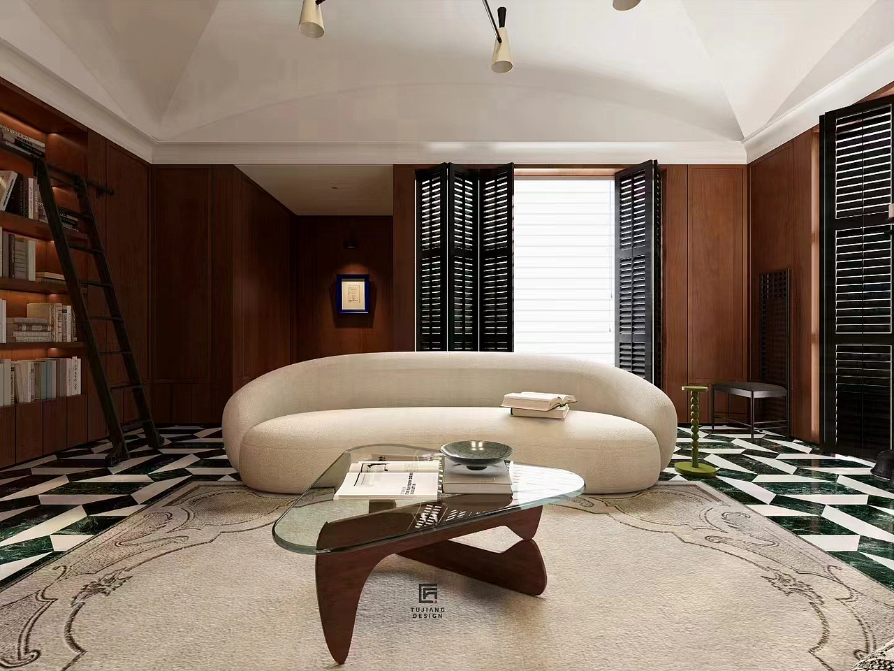 法式南洋风案例｜电影中的高级感（图ZMzYzNTQ3MDgw） - 家装设计 - 站酷设计师爱设计的初初吖原创素材 - 站酷ZCOOL