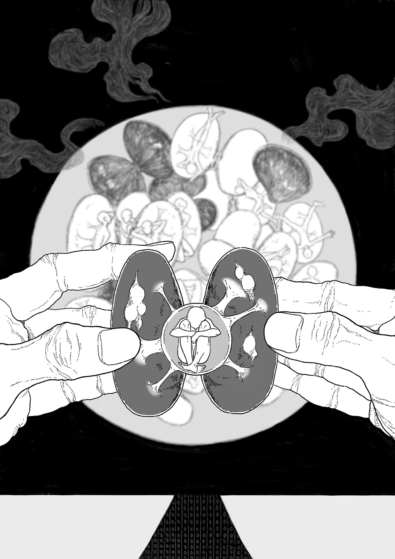 不能食（图ZMzEwNjMwMzg4） - 商业插画 - 站酷设计师夜暮招财原创素材 - 站酷ZCOOL