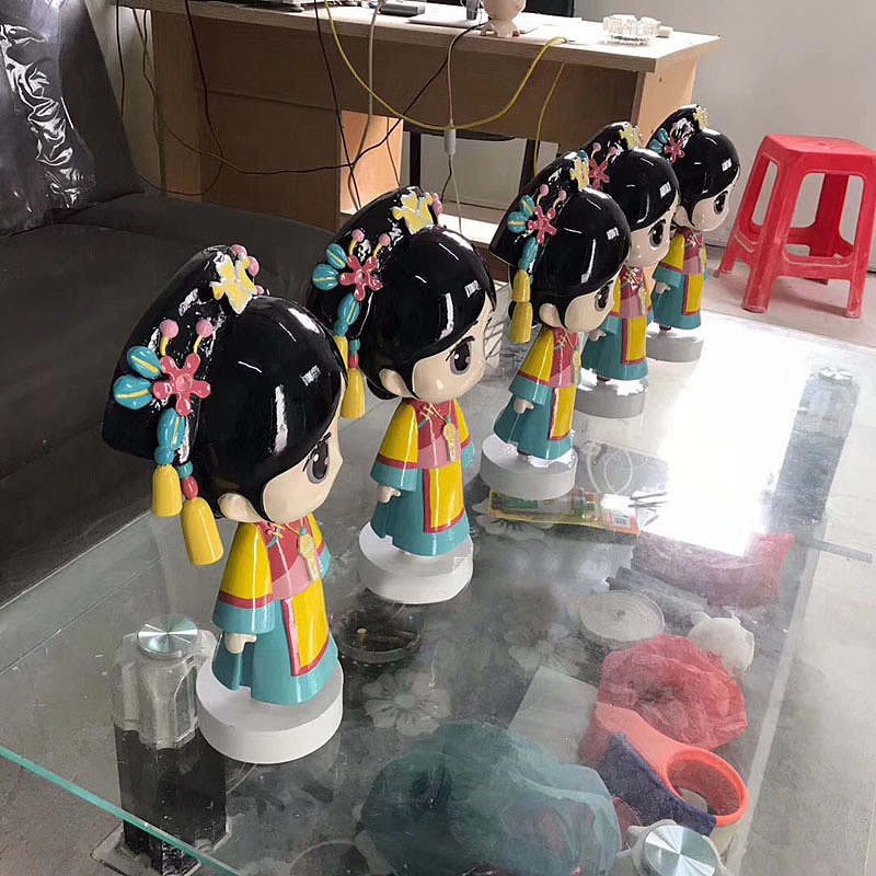 玻璃钢手办公仔 古装女孩模型摆件 树脂手工艺术品（图ZMzAxMDE4Njgw） - 手办/模玩 - 站酷设计师盛美景观雕塑厂原创素材 - 站酷ZCOOL
