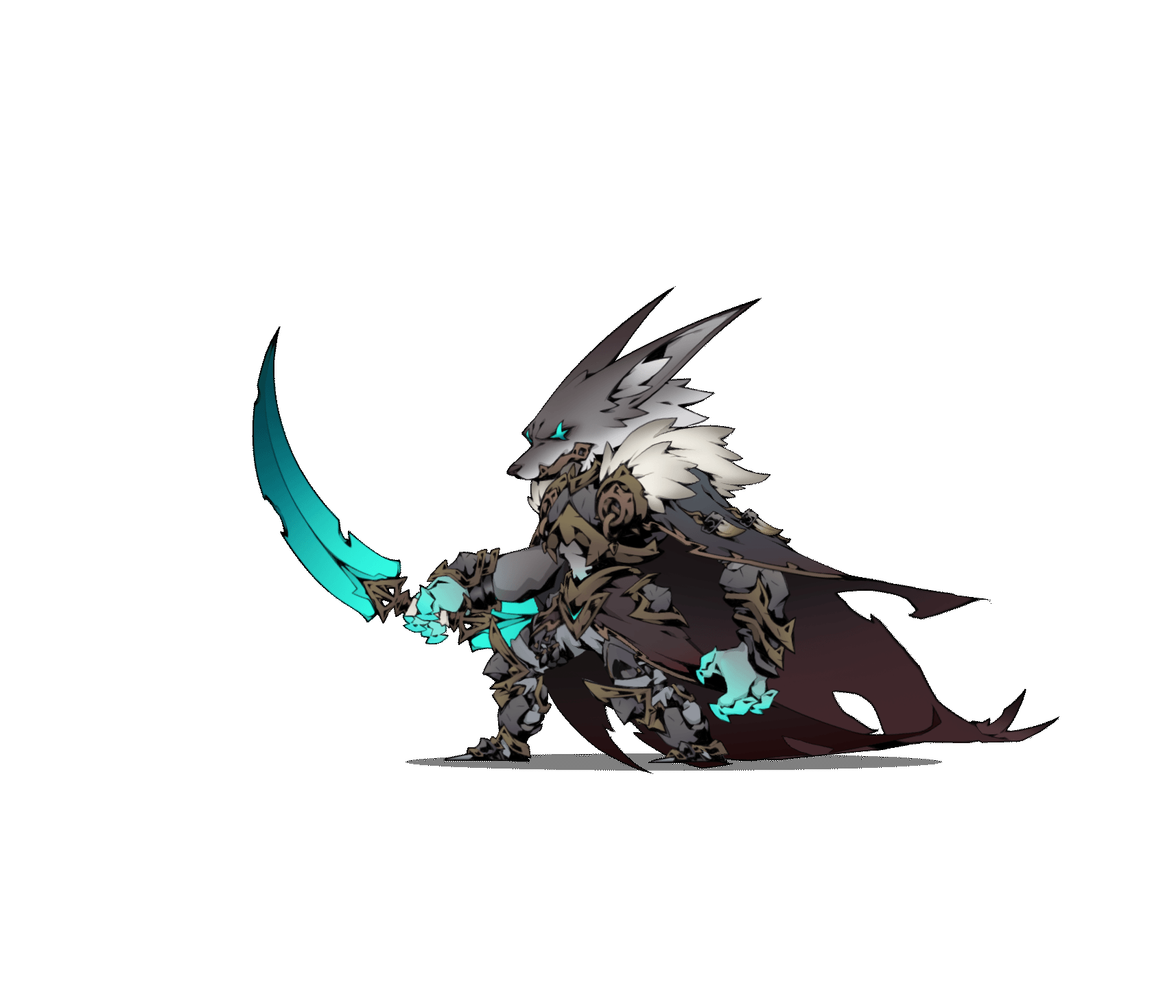 wolf-knight-spine-pose（图ZMzUyNDE2MTU2） - 独立游戏 - 站酷设计师三栖人设计原创素材 - 站酷ZCOOL