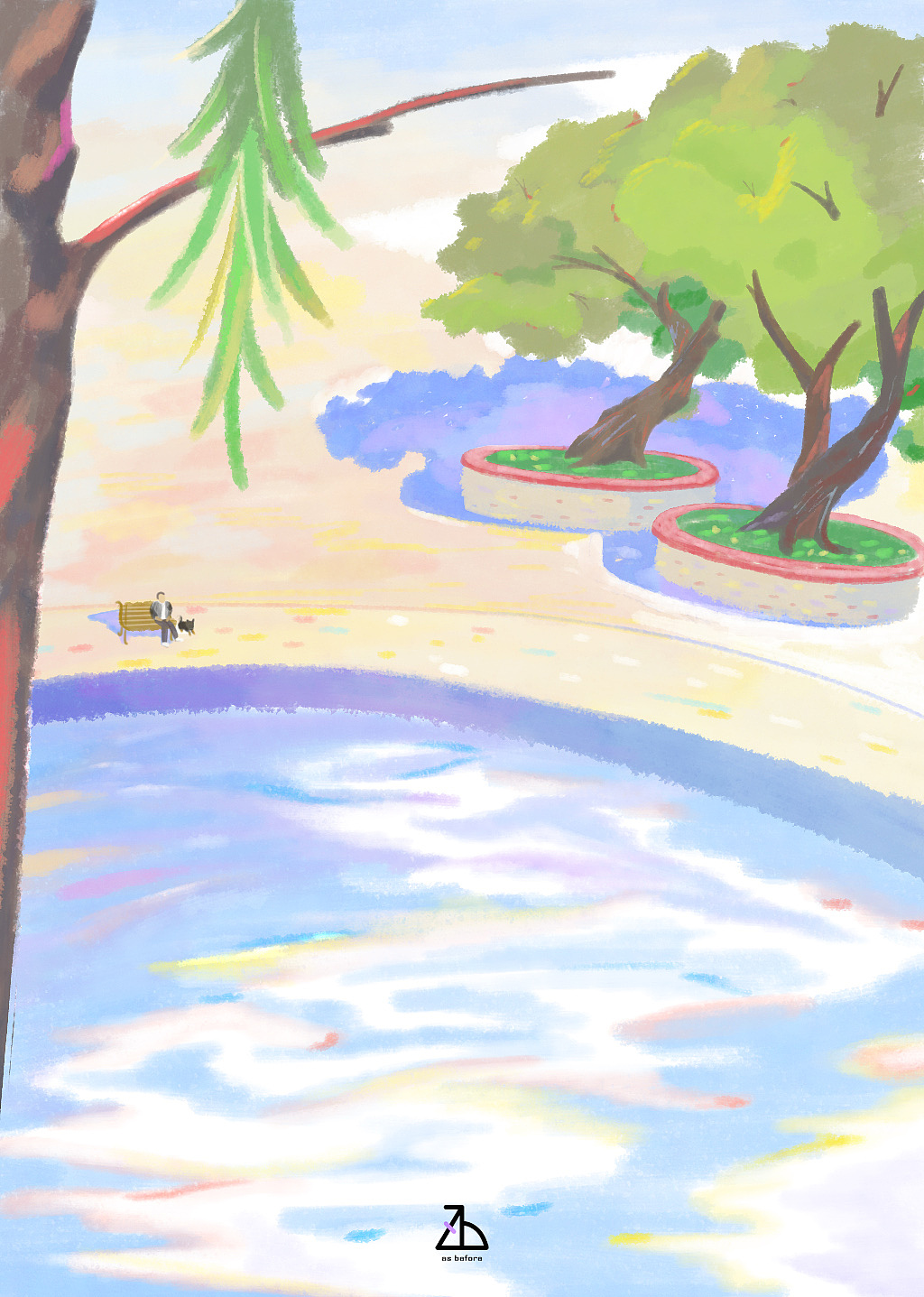 《一 个 人》（图ZMzIyOTEzMzYw） - 商业插画 - 站酷设计师木杉zxb原创素材 - 站酷ZCOOL