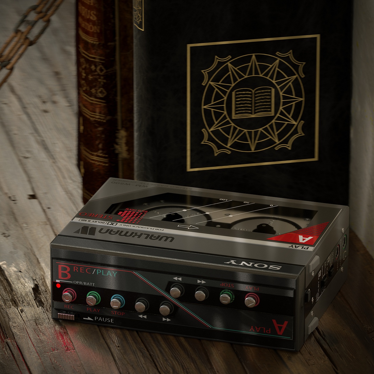 WM-W800随身听, 索尼公司 1984 年生产。