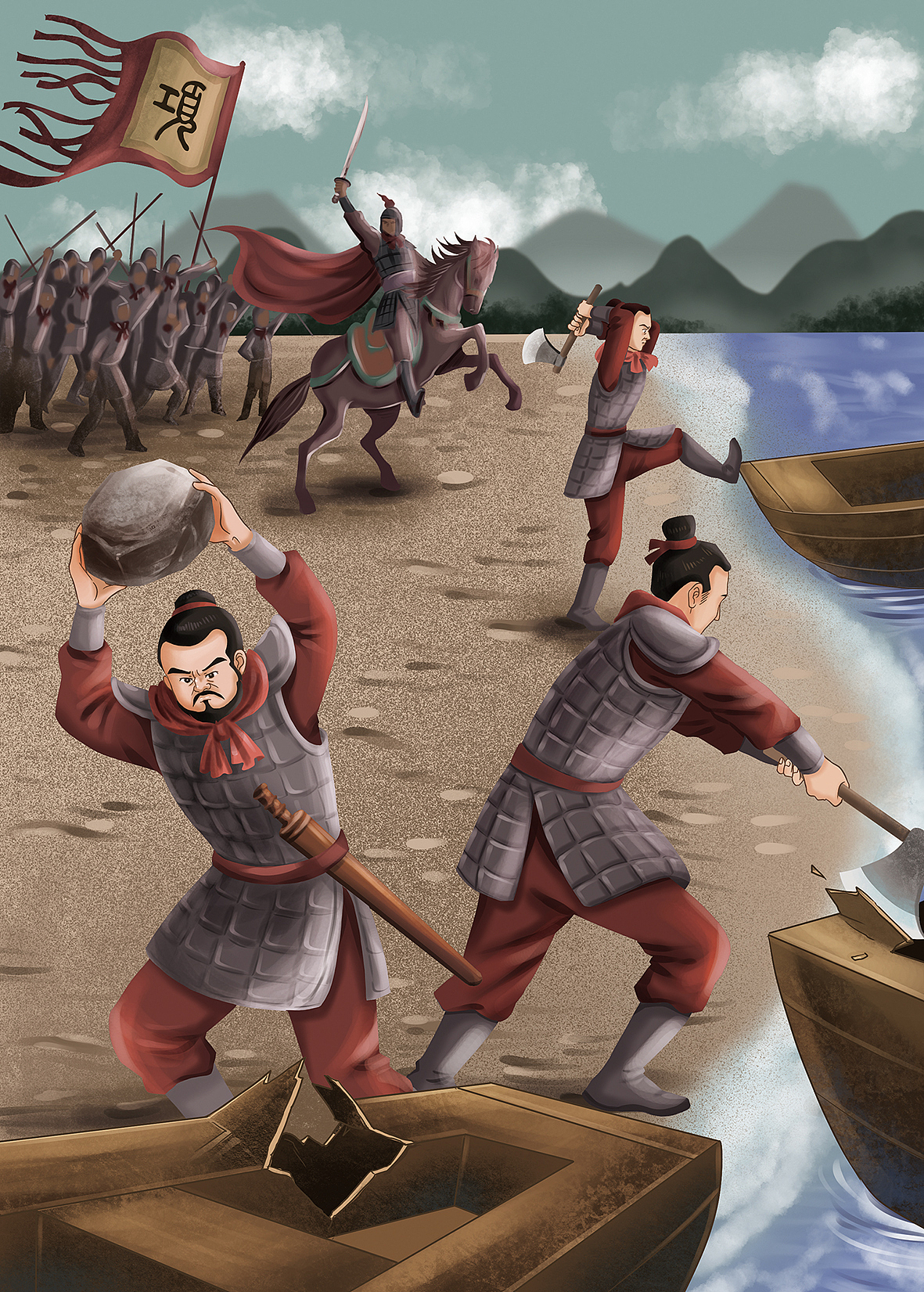 原创插画《史记故事》