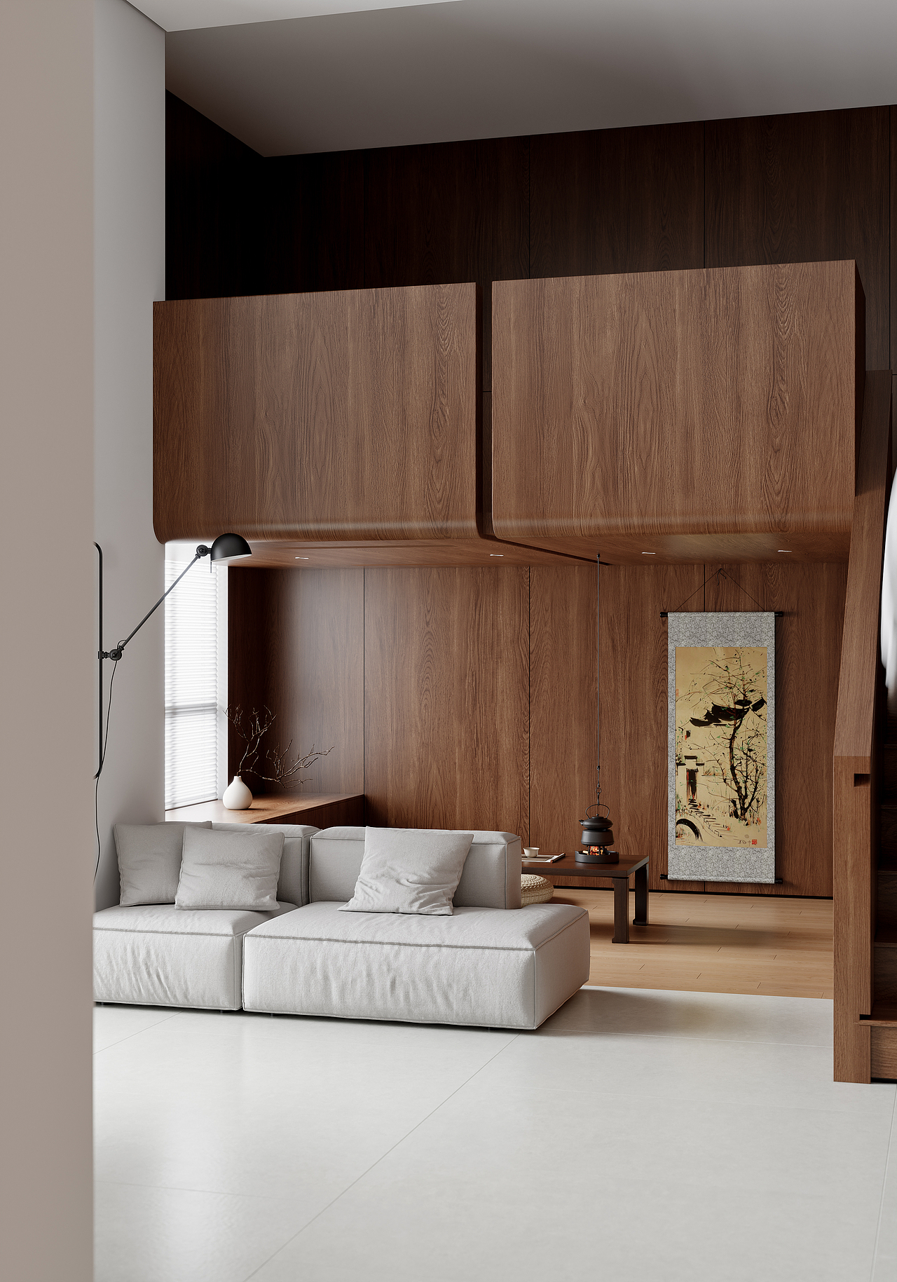 搬砖——客餐厅（图ZMzY0MDI2NTc2） - 家装设计 - 站酷设计师白月乄原创素材 - 站酷ZCOOL