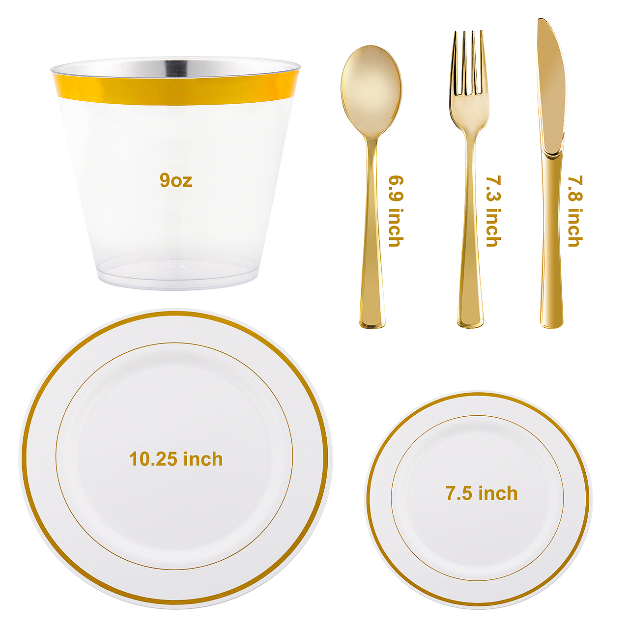 亚马逊餐盘/餐具套装主图