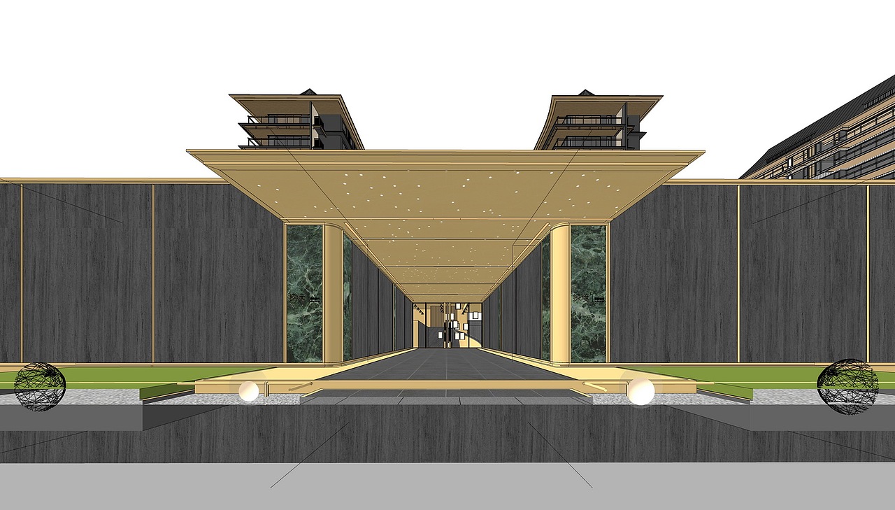 国悦赣州示范区+高层住宅SU模型下载