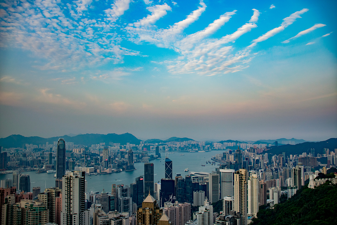 香港-维多利亚港全景_江猫-站酷zcool