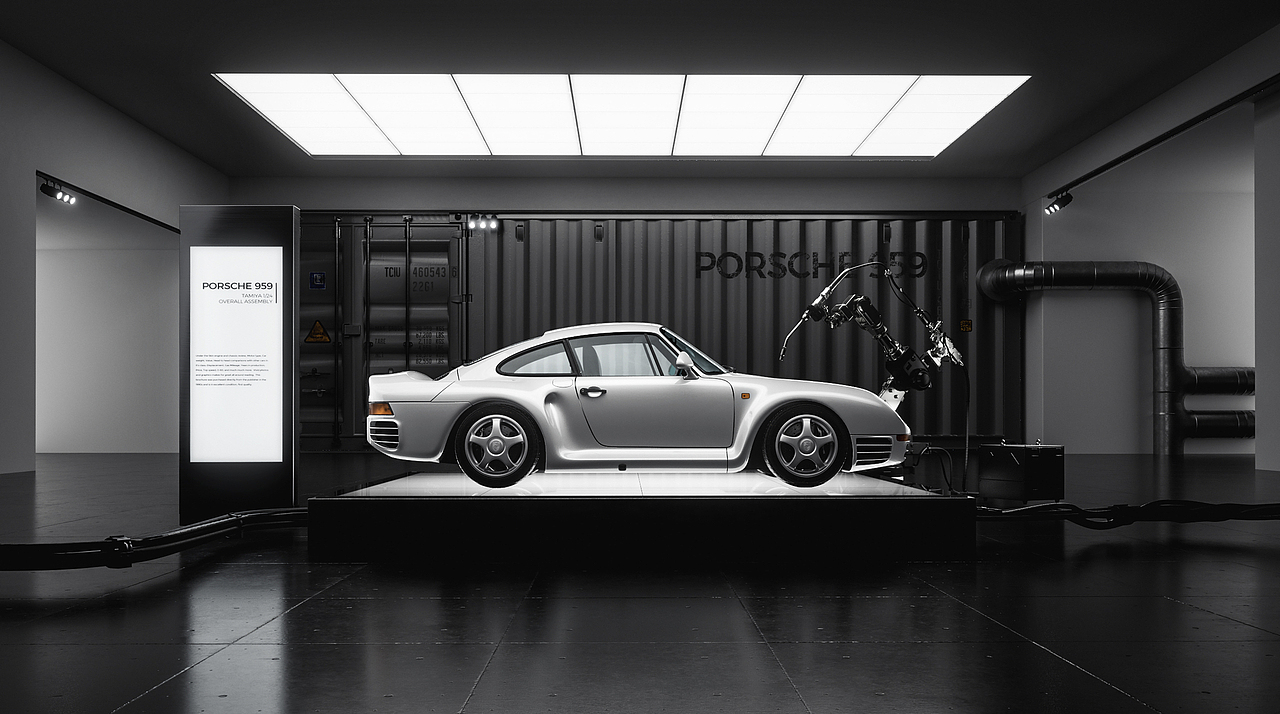 Porsche保时捷959 1987 渲染