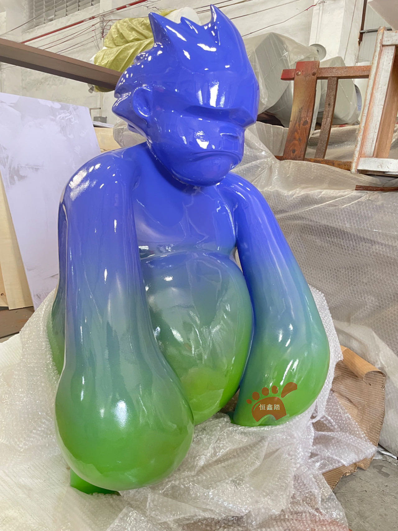 动漫卡通不锈钢人物雕塑 喷绘不锈钢卡通雕塑