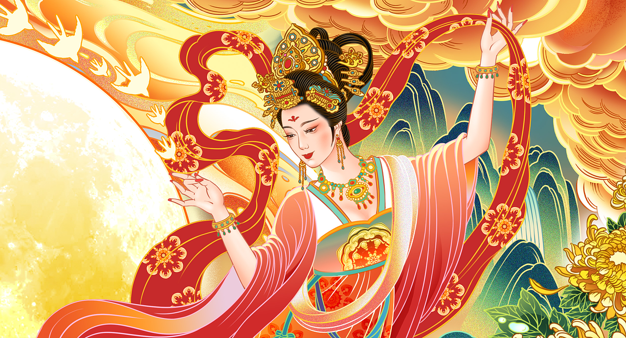月满千宫 情满中秋——节日礼盒插画(图ZMzE1ODUxNDgw) - 商业插画 - 站酷设计师以爱名之原创素材 - 站酷ZCOOL