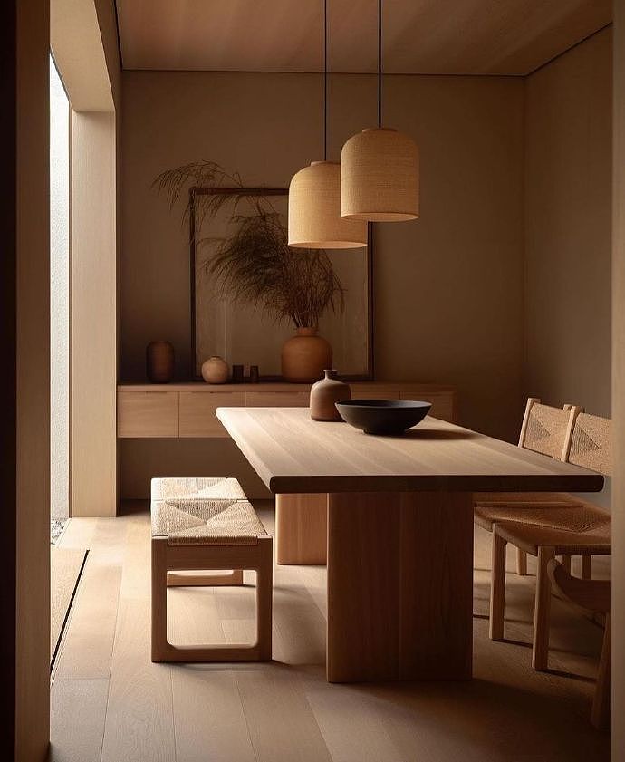 现代乡村住宅 极简主义+米色美学的宁静