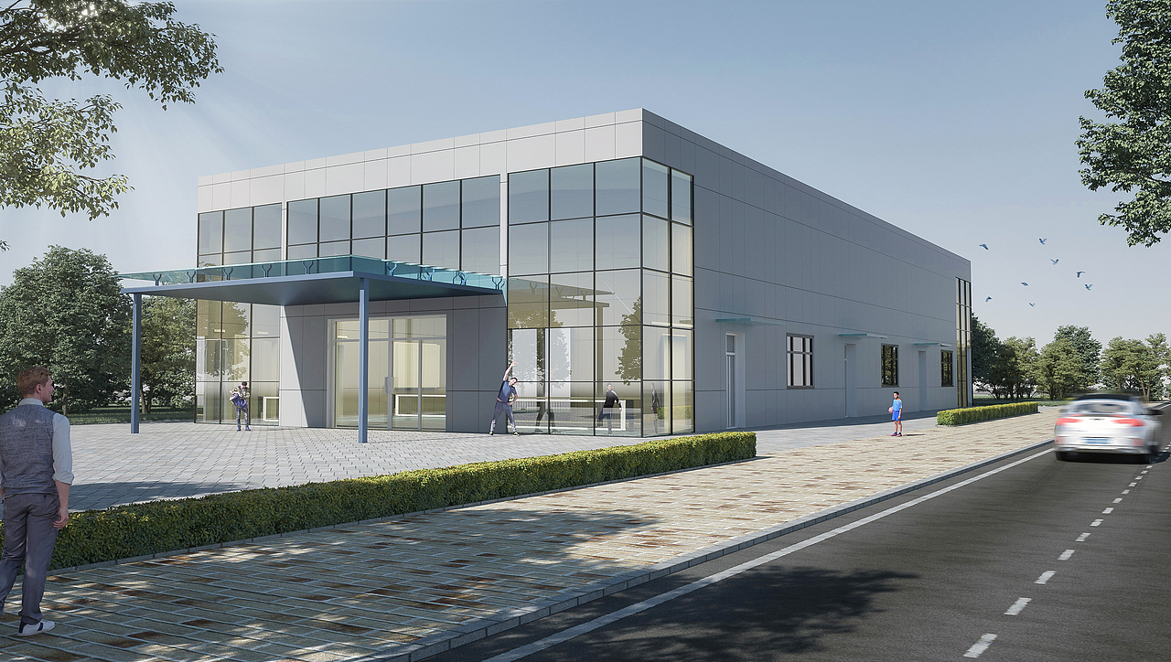 日常C4D+OC做室外效果图