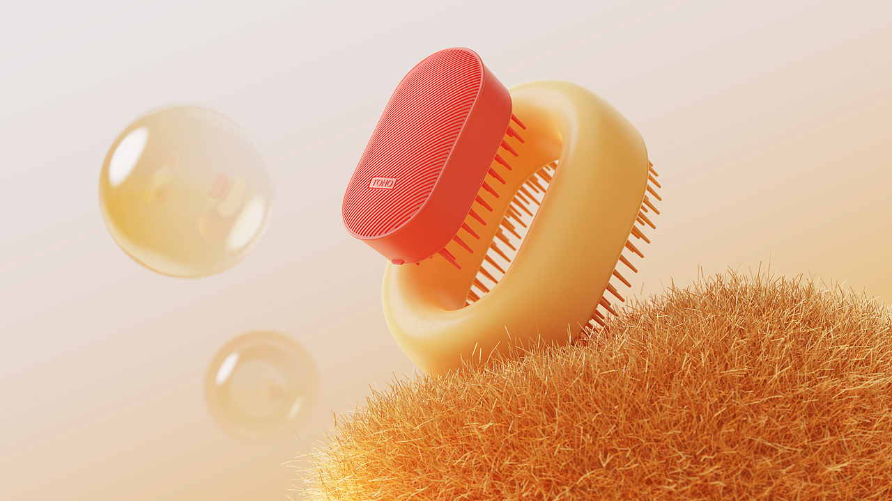 模块化猫毛刷设计