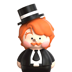 周大肠IP形象|3D表情包设计