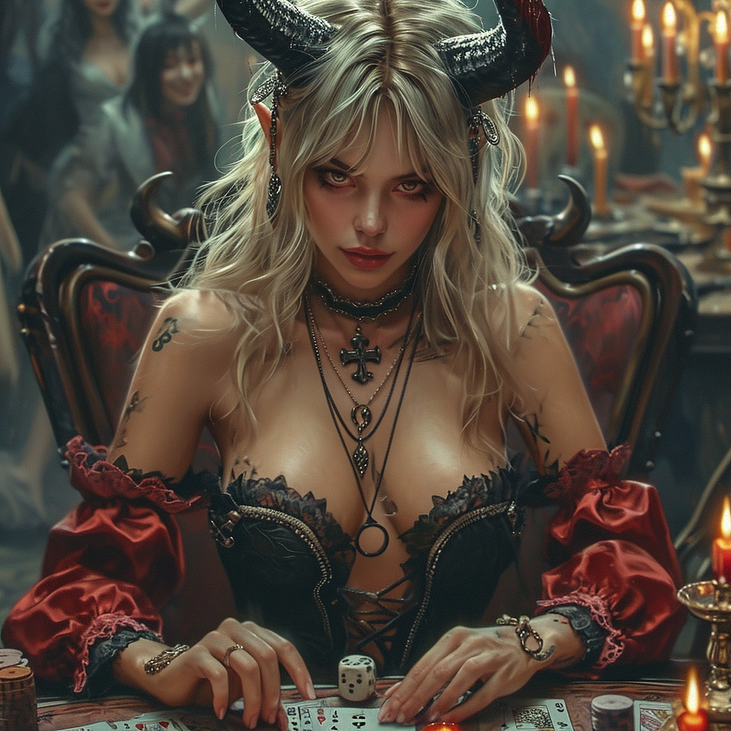 魅力动漫风恶魔角色插画（图ZMzU5NTI5NjYw） - 商业插画 - 站酷设计师荷逸原创素材 - 站酷ZCOOL