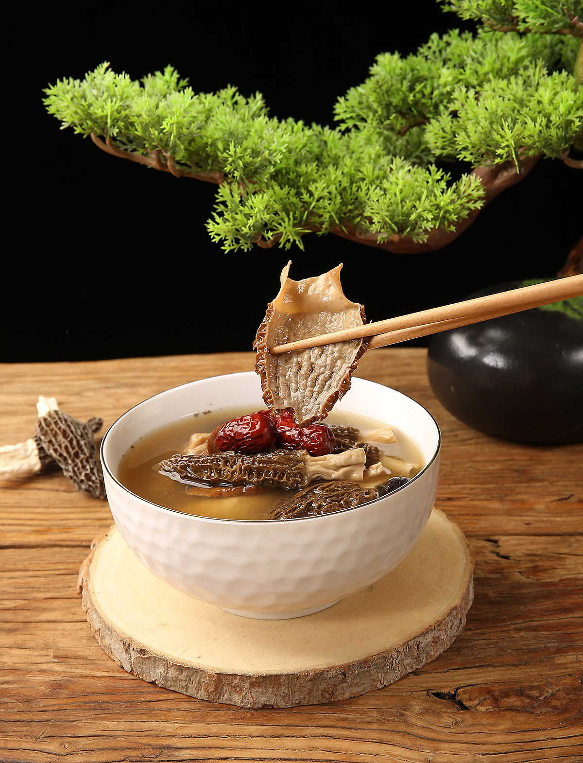 羊肚菌拍摄摄影