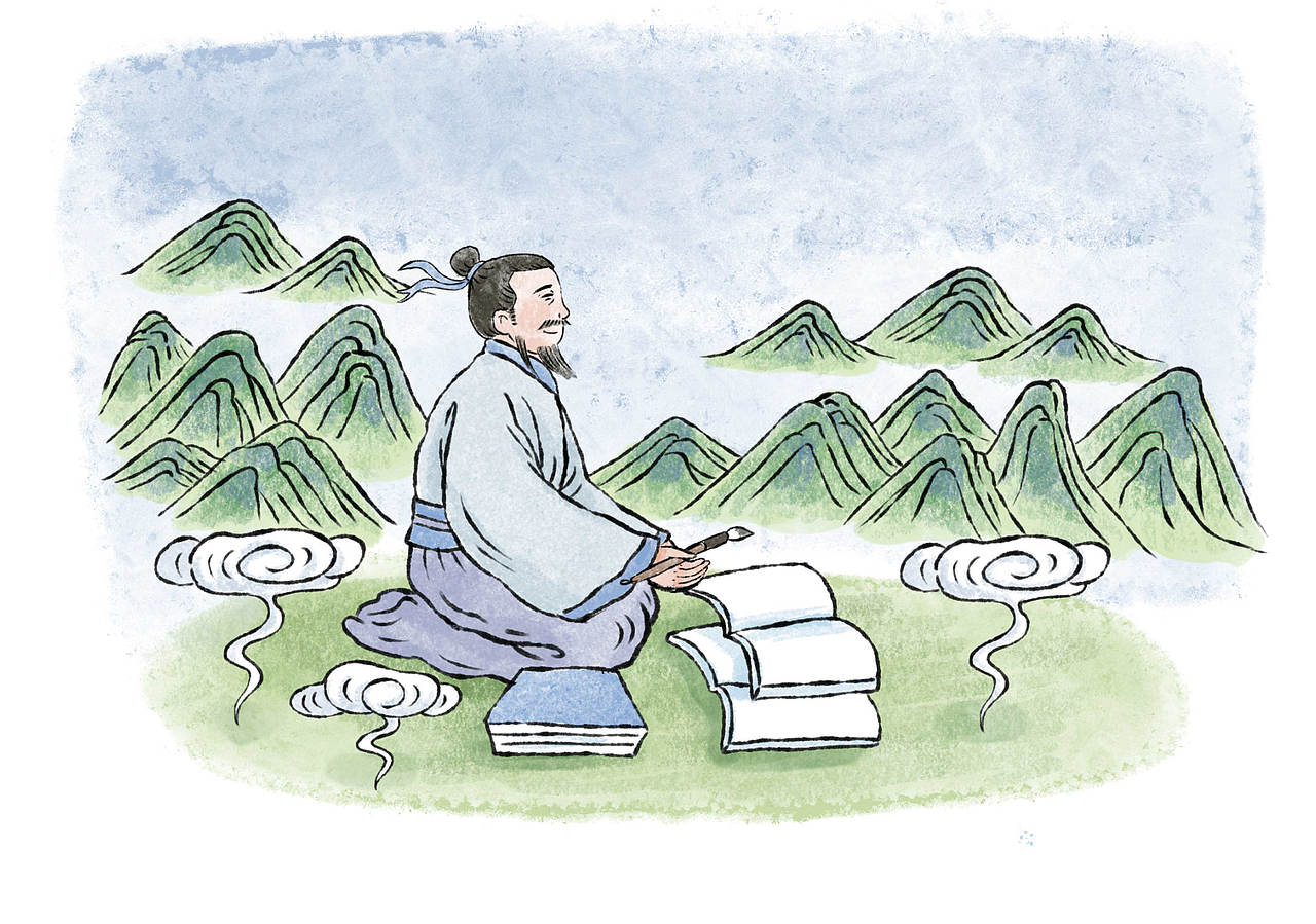 【古风插画】四川教育出版社-国学古诗词项目-合集2