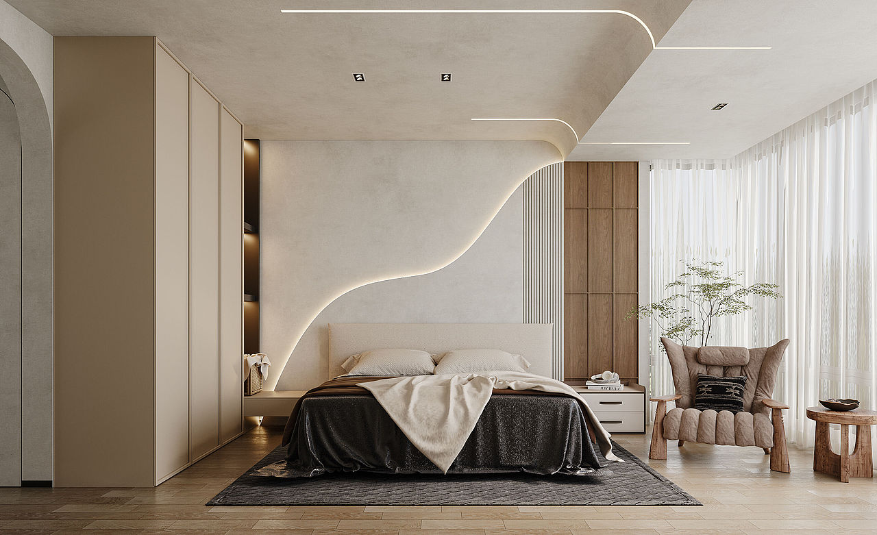 家装侘季风渲染