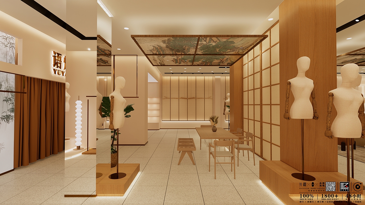 服装店/女装店/男装店/名品/面料店/纺织展厅/空间设计（图ZMzYwOTYwNTc2） - 商业空间设计 - 站酷设计师怪蛋星球原创素材 - 站酷ZCOOL
