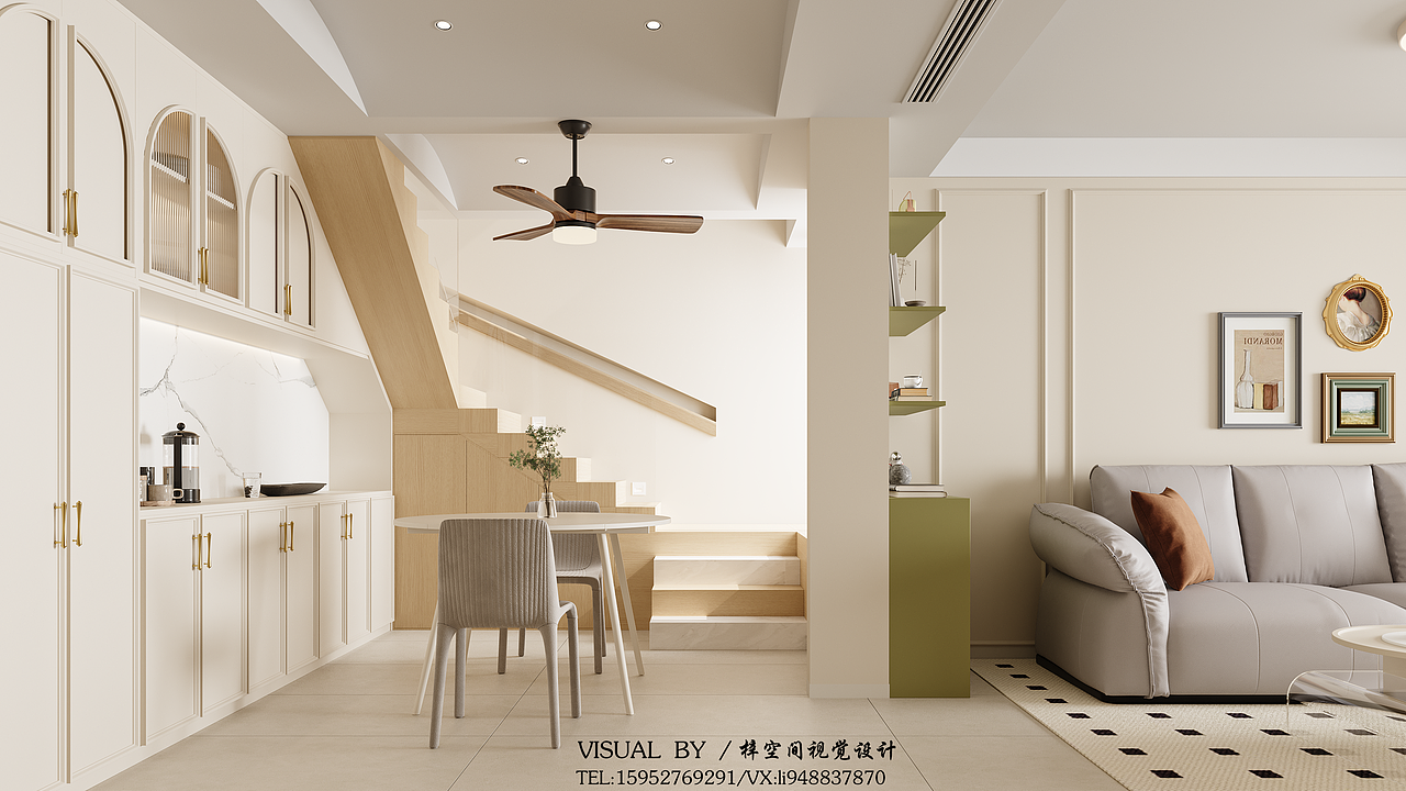 现代法式奶油风（图ZMzQwODcyOTky） - 家装设计 - 站酷设计师梓空间视觉原创素材 - 站酷ZCOOL